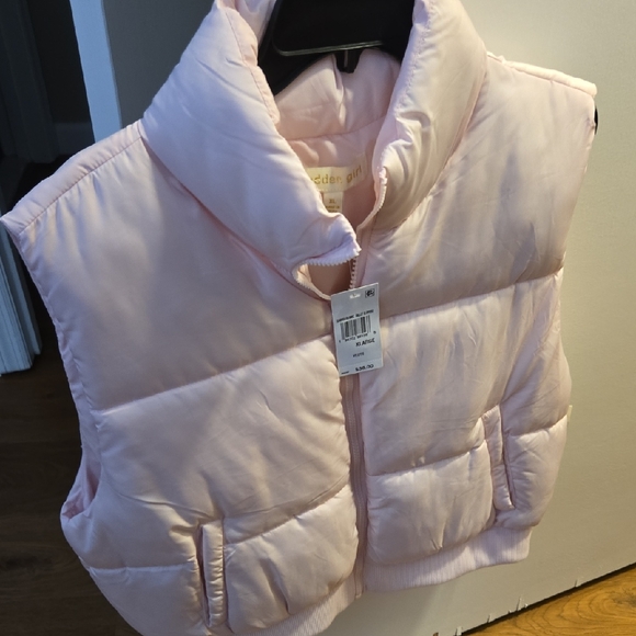 Madden Girl Jackets & Blazers - Madden Girl Light Pink Quilted Vest